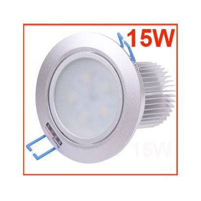 high power non dimmable 5*3W LED downlight,15W frosted glass led ceiling