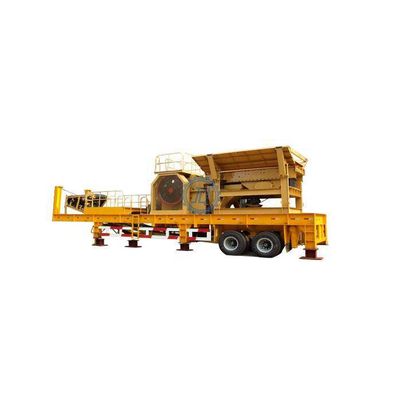 Mobile crusher station/ Crawler mobile crushing station/ Rubber-Tyred mobile crusher plant