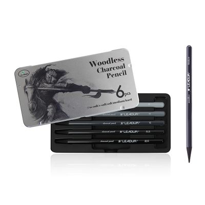 More Professional Sketching, Painting, Drawing Pencil Woodless Charcoal Pencil
