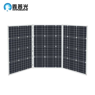 Portable Generator Foldable Solar Panel 20V/150W 66044025mm with 2.5 Flat Red and Black Cable