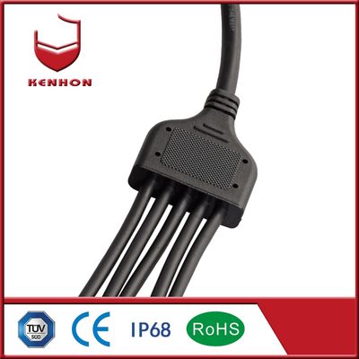 Y Type IP68 1 input 3 Outputs LED waterproof Connector support quick release