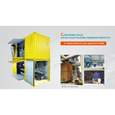 mobile container quantitative packing machine,mobile container packing machine,container scale