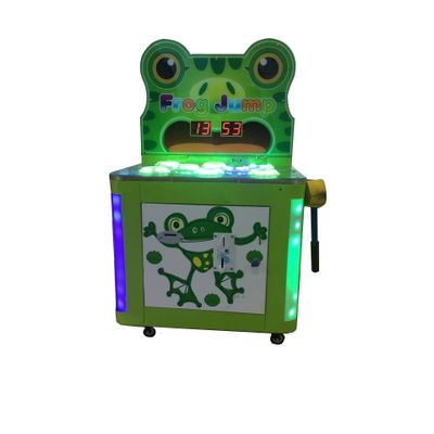 Coin Operated Machine Frog Jump Kids Hammer Game Tickets Redemption