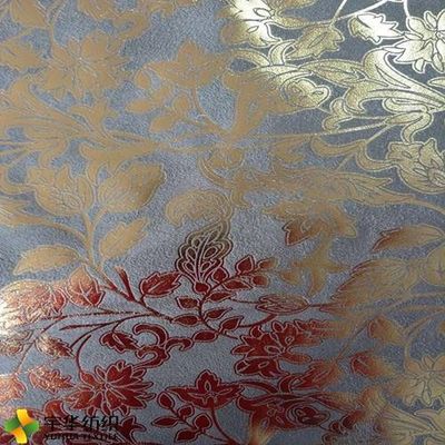 Yuhua Bronzing Suede Blackout Curtain Fabric Home Textile