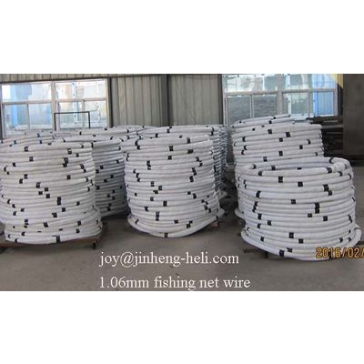 Galvanized Steel wire for Fishing Net /cage wire 1.18/1.03/1.06/1.25mm