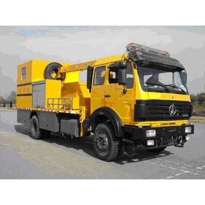 Beiben tow truck 4x2, emergency truck, North Benz, Mercedes-Benz technology