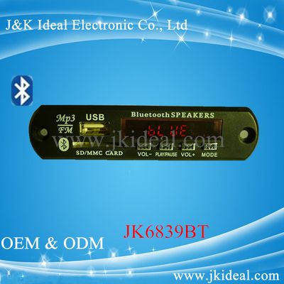 digital bluetooth module fm MP3 player audio module with usb sd
