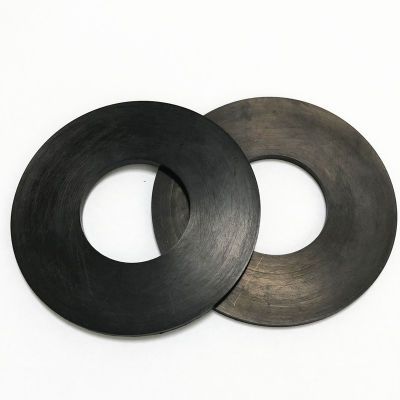 custom round flat silicone rubber gasket washers