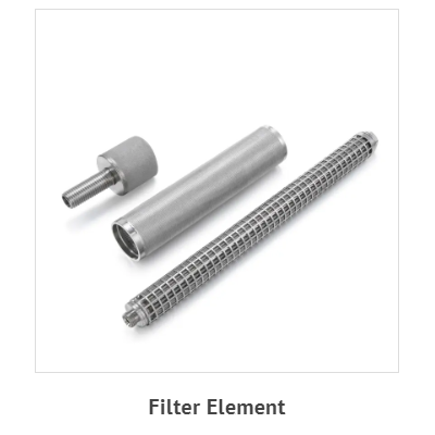 candle filters, metal sand, spin pack filters