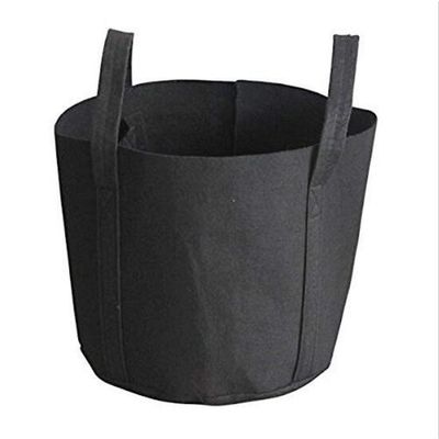 Polyester Felt Material and Grow Bags Type Round Felt Planting Grow Bags Aeration Pot Container Blac