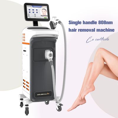 Permanent Laser Hair Removal Single Handle Machine 755 808 1064Nm Laser Diode For Salon Beauty