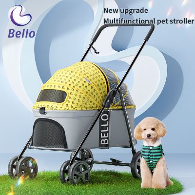Bello BL09-M Pet Cart Manufacturer Foreign Trade Portable Folding Pet Cat and Dog Cart