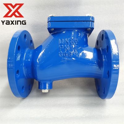 DIN3202 F6 ductile iron double flange ball check valve