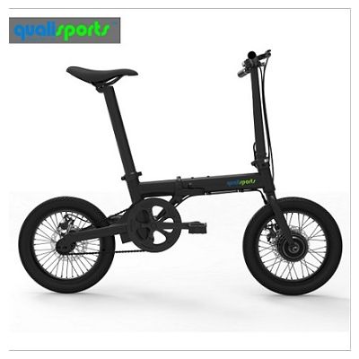 Factory direct geared motor 16inch light electric bike 250w folding e bike with hidden battery
