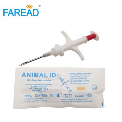 2.12X12mm veterinary needle pet id syringe with implanting ID microchip for dog cat animal
