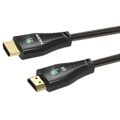 HDMI Cable 8K v2.1 Zinc Alloy Shell Nylon Braided Video Cable