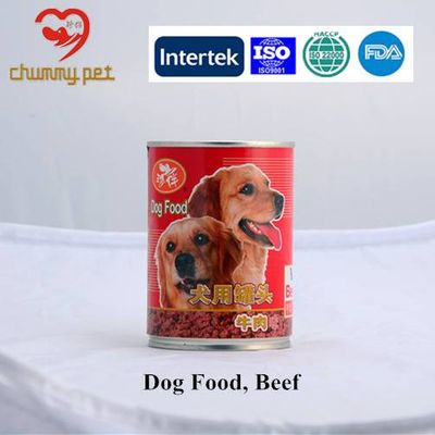 Top Quality beef flavour canned dog food for sale