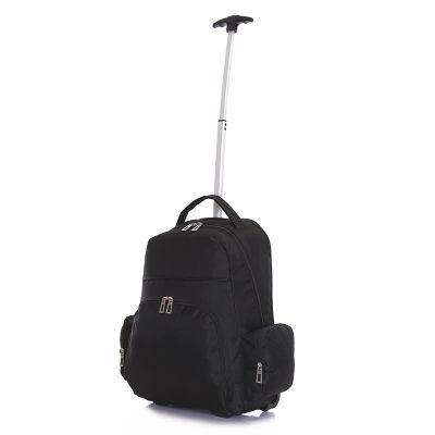 Newest design waterproof laptop trolley school bag Storage wheeled laptop backpack