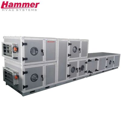 50mm PU foaming insulation air handling unit 50mm rock wool insulation air handling unit