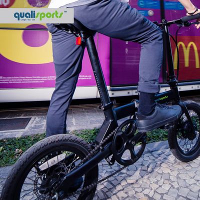 Qualisports New folding electric bike better and cheaper than xiaomi bicycle 16inch 250w
