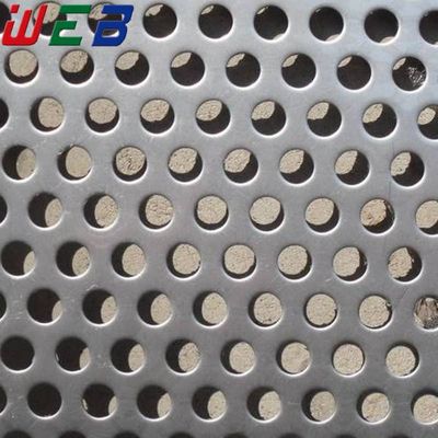 Electro or hot-dipped Galvanized perforated metal mesh