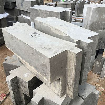 Prefabricated mullite low cement bricks