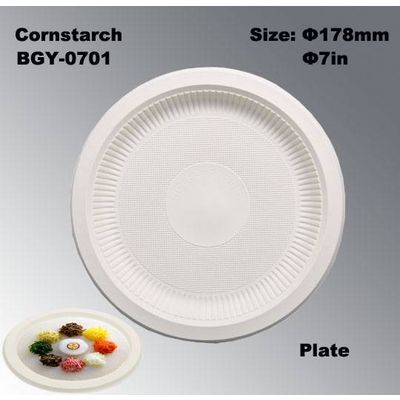 Cornstarch tableware biodegradable disposable plates