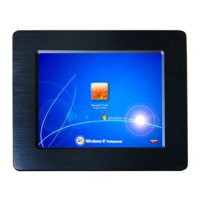 8 Inches 1024x768 LCD Industrial Panel Monitor with Touchscreen