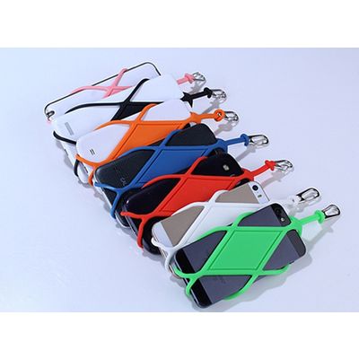 Fashion Eco-Friendly Universal Silicone Lanyard Phone Case Accessories
