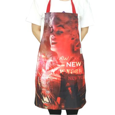 customized printed polyester kitchen apron