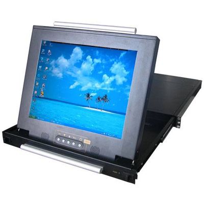 15 Inch Foldable 1U Height Rack-mounting Industrial Monitor RMD-15
