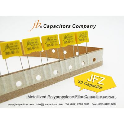 JFZ - X2 Metallized Polypropylene Film Capacitor (310VAC)