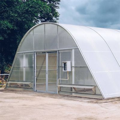 High temperature resistant polycarbonate sun solar dryer greenhouse for rubber