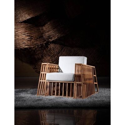 Unique design fresh quietly bamboo leisure chair