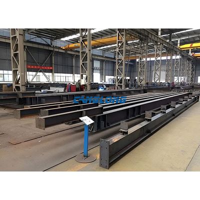 Large span steel structure factory building with crane color steel house workshop