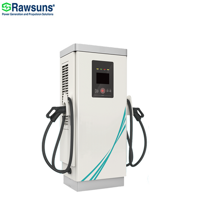 80kw 2 guns car battery charger GB/T NB/T standard dc fast charging stand station for public EV