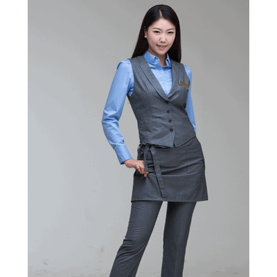 Professional Hospitality Long Sleeve Waitress Uniform