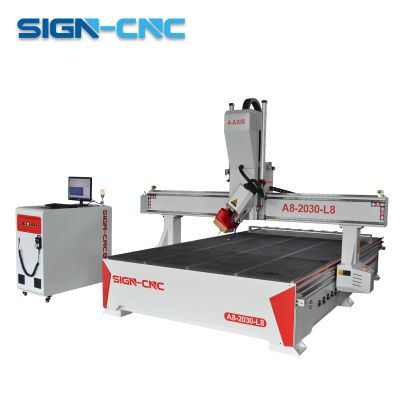 SIGN-2030 4 Axis ATC Wood CNC Router Furniture Making