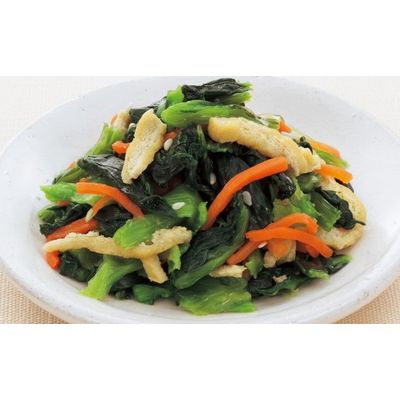 Japanese-style Nutrient-rich vegetable mild taste frozen dried spinach brands