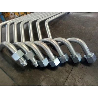 Precision Steel Tube DIN2391 St35 , St37.4 , St52 Galvanized Steel Tube for Hydraulic Fitting Hoses