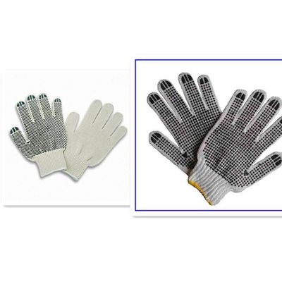 PVC Dotted Cotton Gloves, Working Gloves