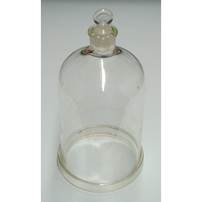Laboratory glass bell jar