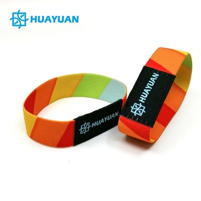 HUAYUAN Door Access Control Soft NFC RFID Elastic Wristbands