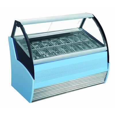 2020 Hot selling Popsicle Gelato display showcase/ice cream display freezer