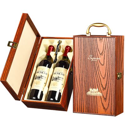 Customize Wine Wooden Case Wholesale      Custom Sustainable Wine Packaging     