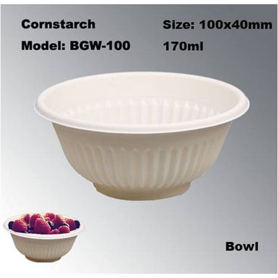 Biodegradable Eco-friendly Disposable Compostable Dessert Bowl