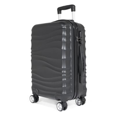 New design hot sale trolley luggage bags ripple luggage sets suitcase for sale
