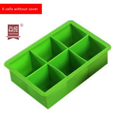 Silicone Ice Cube Tray Food Grade Reusable Elastic Model Used For Making Cake Cream Ice Cubes Freeze