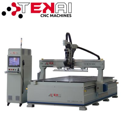 TEM2030C 4 Axis Vacuum Bed Cnc Router Price Router Cnc 3d Cutting and Engraving Atc Cnc Wood Router