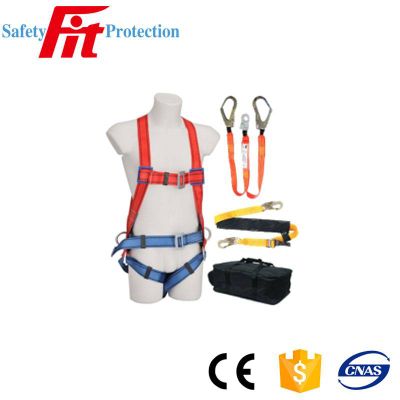Fall Arrest Safety Harness with Lanyard